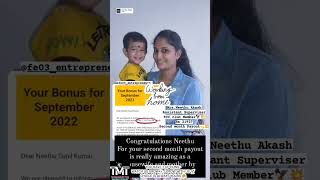 feo3 entrepreneurs work from home kerala students house wife  forever living products [upl. by Volpe363]