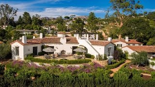 Quintessential Historic Hacienda in Santa Barbara California [upl. by Andreana]