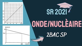 Correction rattrapage bac 2021 pc OndeNucléaire تصحيح الدورة الاستدراكية 2021 فيزياءموجات  نووي [upl. by Saudra728]