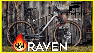 focus new raven 2023  hardtail MTB gets 120mm fork [upl. by Malchus]