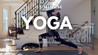 35 Minute Yoga  Full Body Focus [upl. by Ennairek]