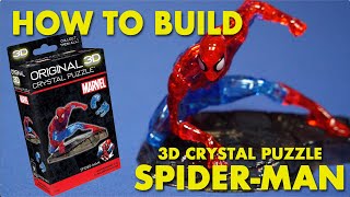 How To Build 3D Crystal Puzzle SpiderMan [upl. by Oryaj349]