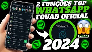 VC VIU😱 AS 2 TOP NOVAS FUNÇÕES NO FOUAD WHATSAPP OFICIAL [upl. by Bryan]