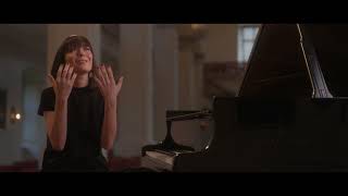 Alice Sara Ott on the music video for John Fields Nocturne No 9 in E Minor H 46 [upl. by Nahtnahoj71]