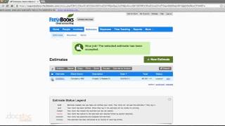 Turing An Estimate Into An Invoice  Simplify Your Financials With Freshbooks [upl. by Leshia]