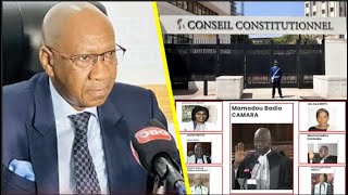 Urgent Conseil Constitutionnel Le dossier de Hadjibou Soumaré Recalé annoncé par son mandataire [upl. by Gayleen]