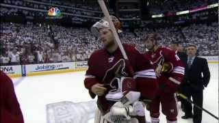 Last 2 minutes handshakes Nashville Predators vs Phoenix Coyotes Game 5 5712 NHL Hockey [upl. by Lledner]