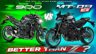 2024 Yamaha MT09 vs Kawasaki Z900 ┃ Is the New MT09 a Better Choice [upl. by Elpmid]