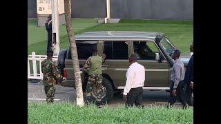 Heavy Military presence at Parliament of Ghana around 630AM on Tuesday 22 October 2024 [upl. by Rehctaht]