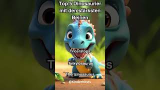 Top 5 Dinosaurier mit den stärksten Beinen KinderHitsTV [upl. by Lednyk]