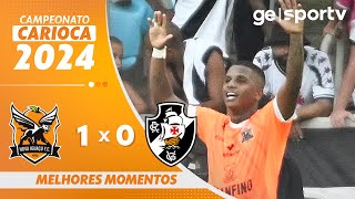 NOVA IGUAÇU 1 X 0 VASCO  MELHORES MOMENTOS  SEMIFINAL CAMPEONATO CARIOCA 2024  geglobo [upl. by Vaios]