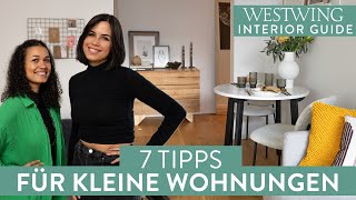 Kleine Wohnung einrichten  Tipps für ein schöneres Zuhause  Makeover [upl. by Scholem]