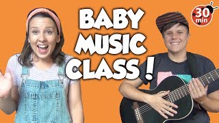 Baby Music Class full class Great for babies toddlers amp preschool Toddler Learning Video Songs [upl. by Lorou]