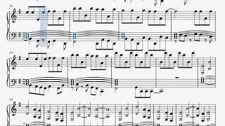 Yggdrasil Xenoblade Chronicles 2 Piano Sheet Music  ユグドラシルゼノブレイド2ピアノ [upl. by Violette]