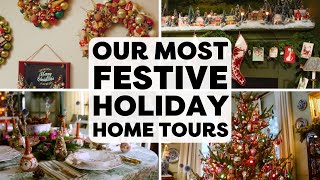 Tour These Fun and Festive Holiday Homes  Home Tours  HGTV Handmade [upl. by Oleta]