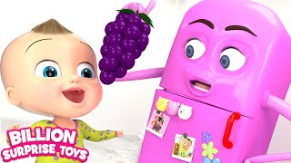 Johny Johny Yes Papa  REFRIGERATOR Remix  3D Baby Nursery Rhyme amp Kids Songs [upl. by Nyrat]