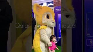 Qatar 2023 Asian cup official mascot viral goodvibes asiancup2023 [upl. by Yeldoow]