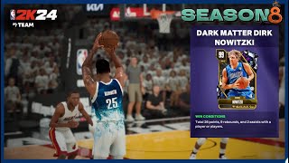 NBA 2K24 Season 8 Dirk Nowitzki Challenge [upl. by Nerti298]