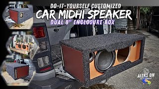 DIY customized MID vocal with HI Tweeter Car or Home Enclosure Speaker Box [upl. by Kenward]