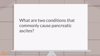 What conditions are associated with pancreatic ascites [upl. by Ayalahs]