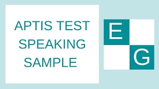 APTIS TEST SPEAKING SAMPLE ONLINE PREPARATION COURSE [upl. by Charters]