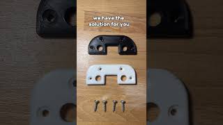 Hinge pulled out of IKEA cabinet doorReparation with 3D printied cover  Hinge Repair Kit shorts [upl. by Handal]