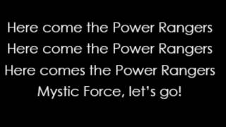 Chaka Blackmon  Power Rangers Mystic Force Theme Song Lyrics [upl. by Bax492]