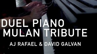 Duel Piano Mulan Medley ft David Galvan  AJ Rafael [upl. by Morrie736]