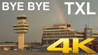 Farewell TXL  my last landing at BerlinTegel airport  4K [upl. by Ainav263]