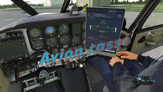 Inspection de lavion  Lourdes  Pamiers via le Pic du Midi  Flight Simulator 2020 [upl. by Medwin78]