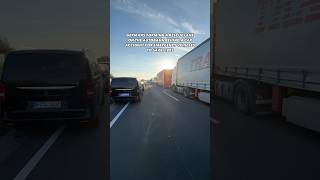 This ONLY happens on the GERMAN AUTOBAHN😳🙏🏻 accident autobahn traffic cars germany [upl. by Oravla903]