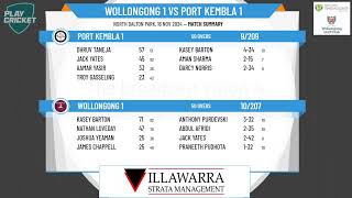 Wollongong 1 v Port Kembla 1 [upl. by Ahsiak]