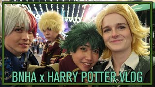 BNHA x Harry Potter Universal Studios Vlog  AnjouPear Cosplay [upl. by Butterfield]