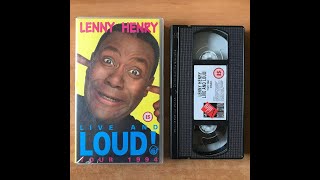 Lenny Henry  Live amp Loud 1994 VHS [upl. by Gilly]