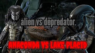 alien vs depredator vs anaconda vs lake placid AMV [upl. by Etka]