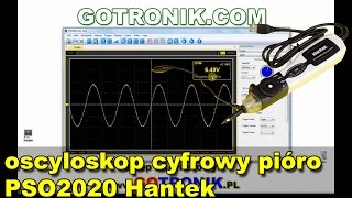 PSO2020 Hantek oscyloskop cyfrowy typu pióro 2 [upl. by Gnivri]