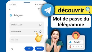 Comment retrouver mon mot de passe Telegram [upl. by Iblok]