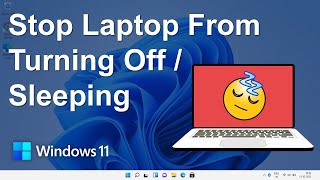 How to stop laptop from turning off sleeping when idle  Windows 11 [upl. by Nirat]