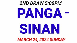 STL  PANGASINAN March 24 2024 2ND DRAW RESULT [upl. by Nam]