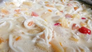 Buko salad  how to make buko salad  delicious desserts  cook and taste [upl. by Esela484]