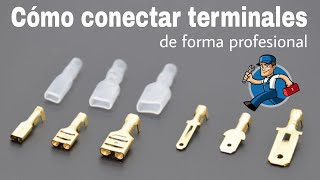 CÓMO CRIMPAR TERMINALES ELÉCTRICOS DE FORMA PROFESIONAL [upl. by Harty]