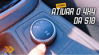 Como Usar o 4x4 na S10 2013 [upl. by Wentworth]