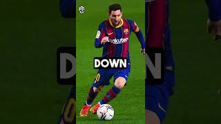 Lionel Messi Dribbling Is Faster Than Running 🐐⚽️ football messi shorts [upl. by Ymas802]