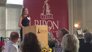 Karalyn DehnMassen 06 Inducted Into Ripon College Athletics Hall of Fame 62317 [upl. by Kimmy]