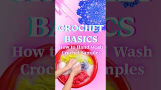 How to Hand Wash Crochet Samples crochetforbeginners crochetclothes diy crochettips [upl. by Durwyn861]