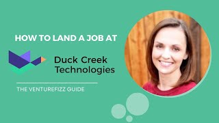 How to Land a Job at Duck Creek Technologies [upl. by Eerbua668]