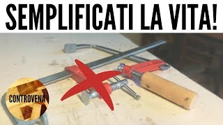 SEMPLICE MODIFICA MORSETTO da falegname FAI DA TE  Progressi in LAB 5 [upl. by Zebadiah868]