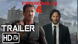 The Expendables 4 Trailer 2 HD Sylvester Stallone Keanu Reeves  Fan Made [upl. by Ardnasela29]