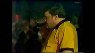 Jocky Wilson vs Dave Whitcombe 1984 Boozy World Darts Championship Semi Final Highlights [upl. by Trevlac]