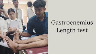 gastrocnemius muscle length test [upl. by Ainav]